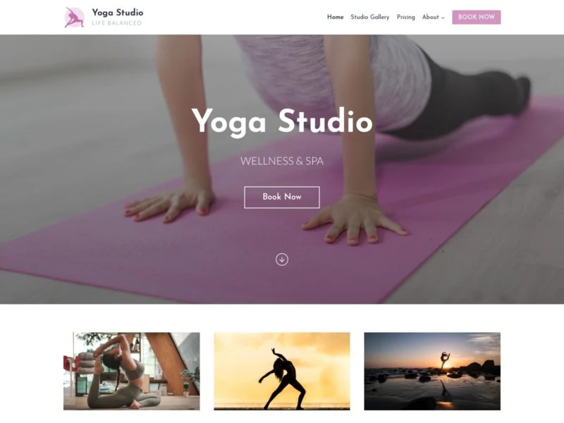 Yoga Studio Template
