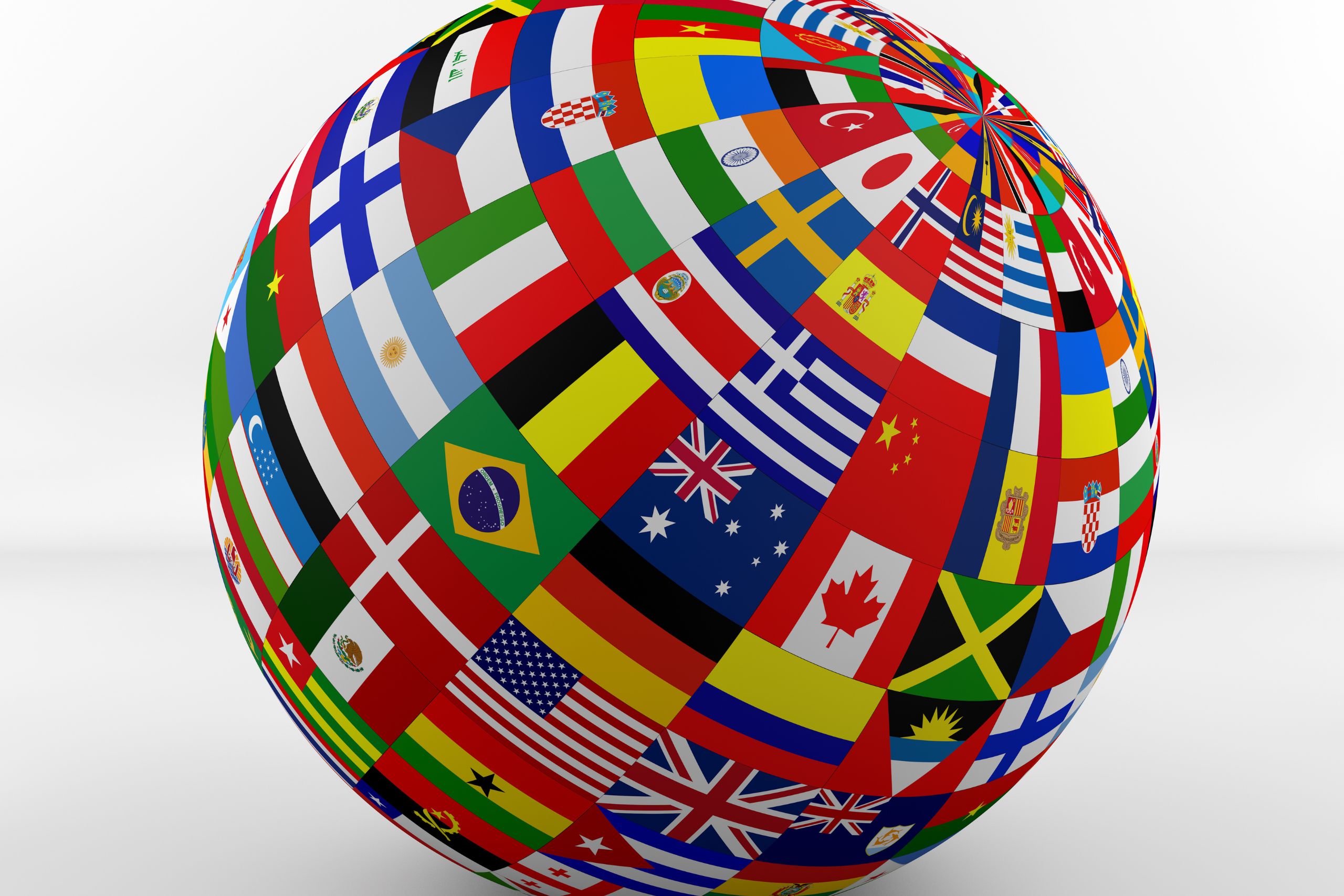 Изображение 1 Колаж от знамена на различни страни представляващ глобалната аудитория