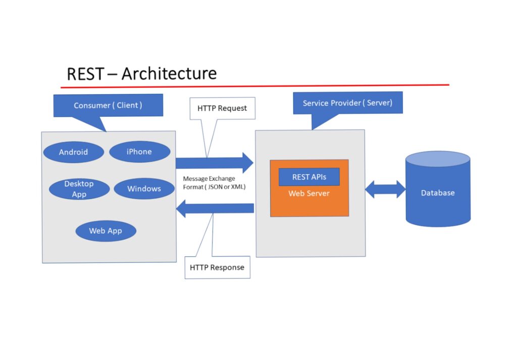 Image 2 Schematic representation of the REST API architecture
