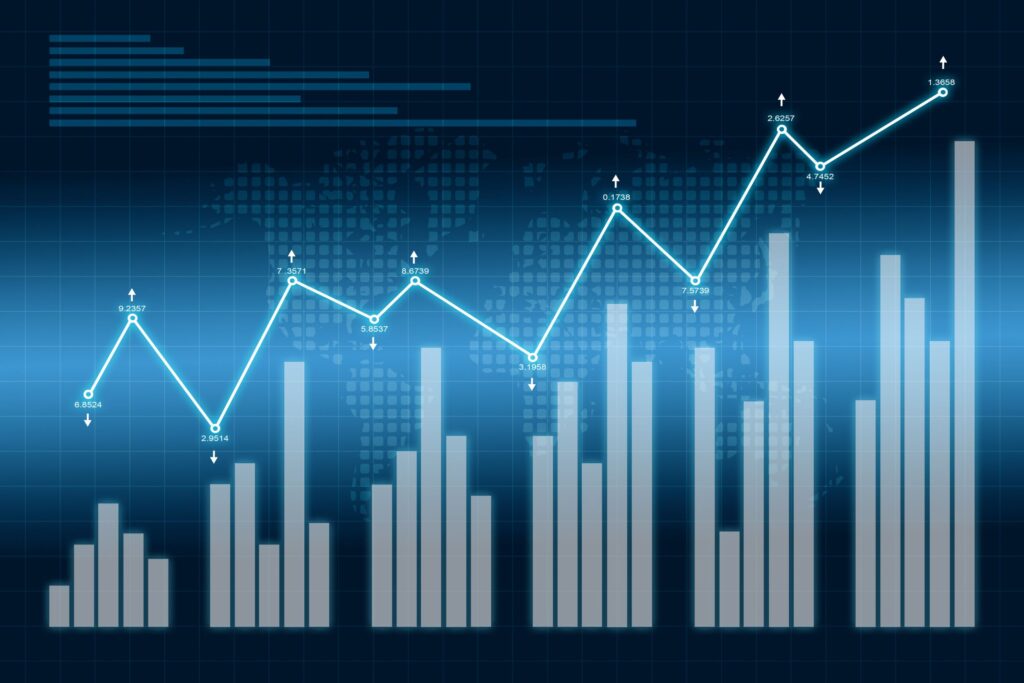 Image Photography of graphs and statistics from Google Analytics