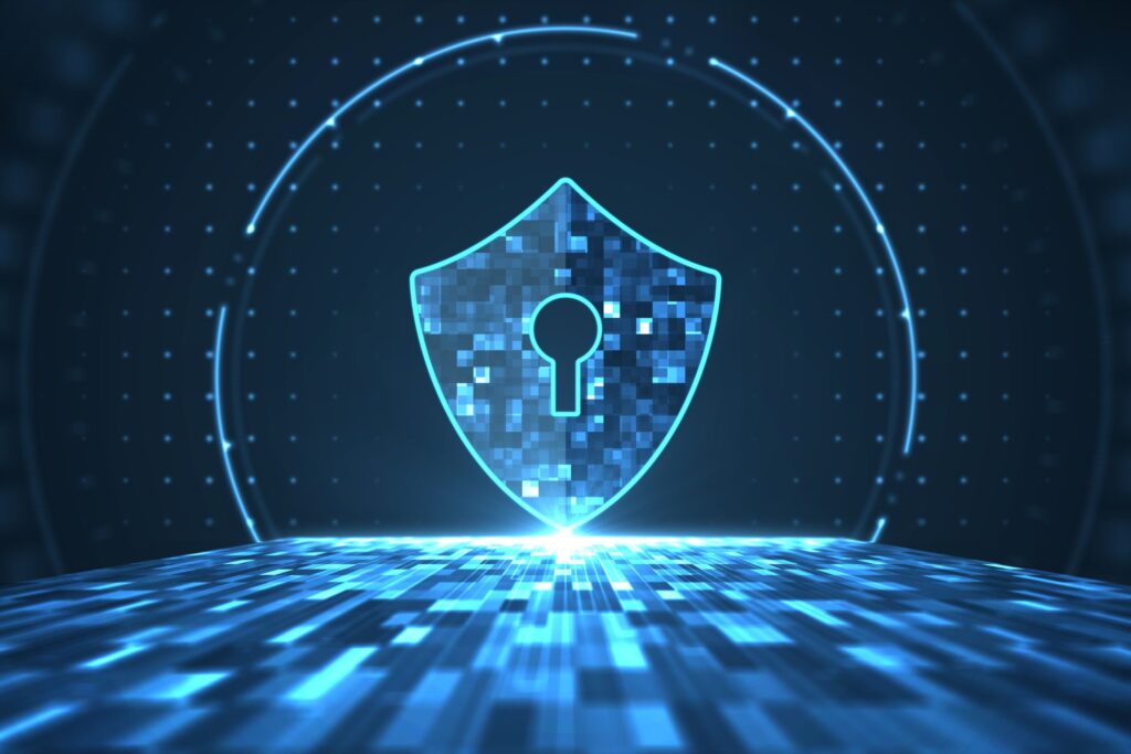 icon image of a secure website or shield